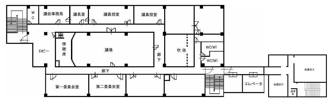 庁舎３階フロアー図